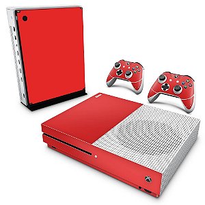 Xbox One Slim Skin - Vermelho