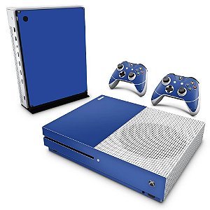 Xbox One Slim Skin - Azul Escuro
