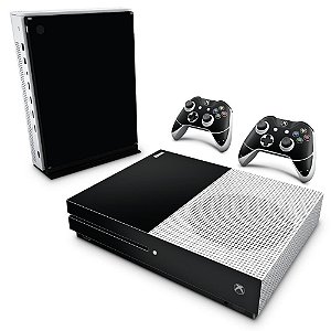 Xbox One Slim Skin - Preto Black Piano