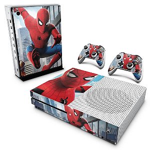 Xbox One Slim Skin - Homem Aranha - Spiderman Homecoming