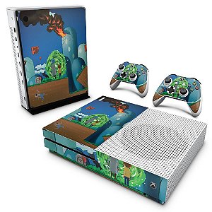 Xbox One Slim Skin - Rick And Morty Mario