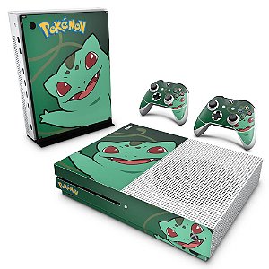 Xbox One Slim Skin - Pokemon Bulbasaur