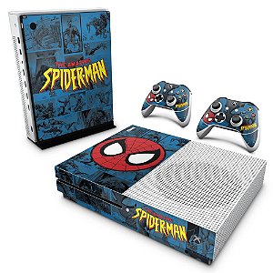 Xbox One Slim Skin - Homem-Aranha Spider-Man Comics