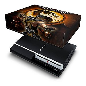PS3 Fat Capa Anti Poeira - Mortal Kombat #b