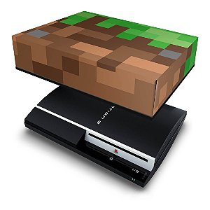 PS3 Fat Capa Anti Poeira - Minecraft