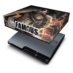 PS3 Slim Capa Anti Poeira - Infamous 2