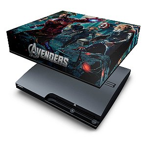 PS3 Slim Capa Anti Poeira - Avengers Vingadores