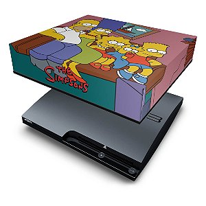 PS3 Slim Capa Anti Poeira - Simpsons