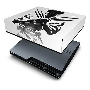 PS3 Slim Capa Anti Poeira - Wolverine X-men