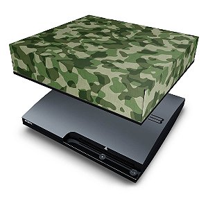 PS3 Slim Capa Anti Poeira - Camuflado #b