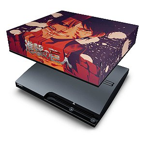 PS3 Slim Capa Anti Poeira - Attack On Titan #a