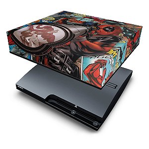 PS3 Slim Capa Anti Poeira - Deadpool