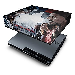 PS3 Slim Capa Anti Poeira - Capitão America Guerra