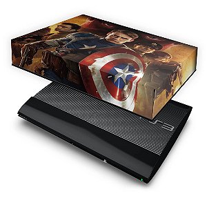 PS3 Super Slim Capa Anti Poeira - Capitao America