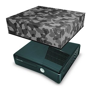 Xbox 360 Slim Capa Anti Poeira - Camuflagem Cinza