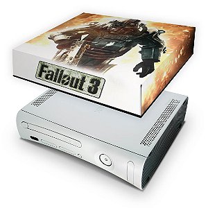 Xbox 360 Fat Capa Anti Poeira - Fallout 3 - Pop Arte Skins