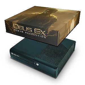Xbox 360 Super Slim Capa Anti Poeira - Deus Ex