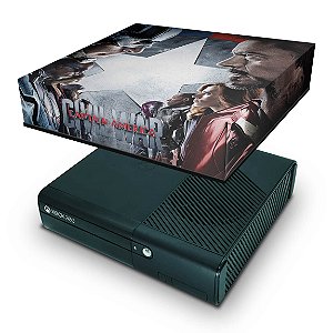 Xbox 360 Super Slim Capa Anti Poeira - Capitão America B