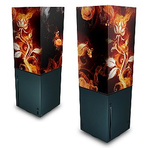 Xbox Series X Capa Anti Poeira - Fire Flower