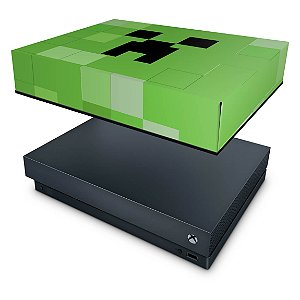 Xbox One X Capa Anti Poeira - Creeper Minecraft