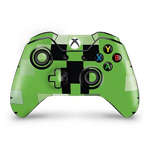 Skin Xbox One Fat Controle - Creeper Minecraft