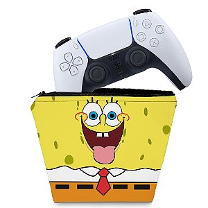 Capa PS5 Controle Case - Bob Esponja