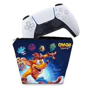 Capa PS5 Controle Case - Crash Bandicoot 4