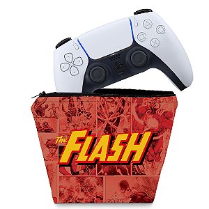 Capa PS5 Controle Case - The Flash Comics