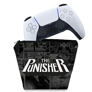 Capa PS5 Controle Case - The Punisher Justiceiro Comics