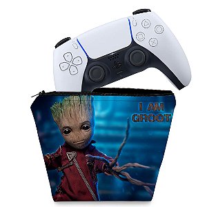 Capa PS5 Controle Case - Baby Groot