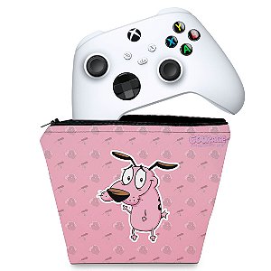 Capa Xbox Series S X Controle Case - Coragem: O Cão Covarde