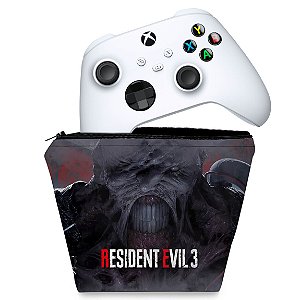 Capa Xbox Series S X Controle Case - Resident Evil 3 Remake