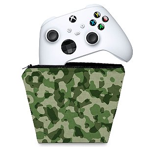 Capa Xbox Series S X Controle Case - Camuflado Verde