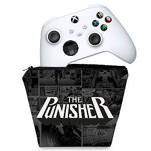 Capa Xbox Series S X Controle Case - The Punisher Justiceiro Comics
