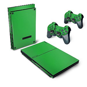 PS2 Slim Skin - Verde