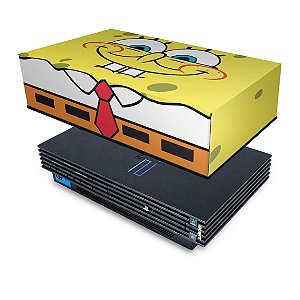 PS2 Fat Capa Anti Poeira - Bob Esponja