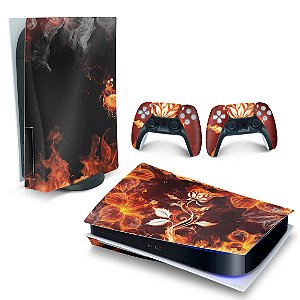 Skin PS5 - Fire Flower