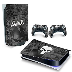 Skin PS5 - The Punisher Justiceiro Comics