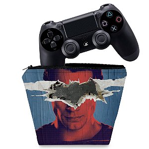 Capa PS4 Controle Case - Batman Vs Superman