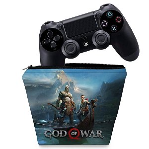 Capa PS4 Controle Case - God Of War #B