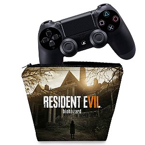 Capa PS4 Controle Case - Resident Evil 7: Biohazard