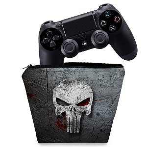 Capa PS4 Controle Case - The Punisher Justiceiro #B