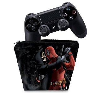 Capa PS4 Controle Case - Deadpool 2