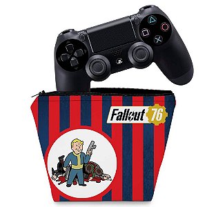 Capa PS4 Controle Case - Fallout 76
