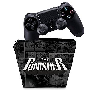 Capa PS4 Controle Case - The Punisher Justiceiro Comics