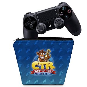 Capa PS4 Controle Case - Crash Team Racing Ctr