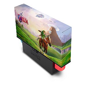 Capa Anti Poeira e Skin Nintendo Switch - Zelda Ocarina Of Time em