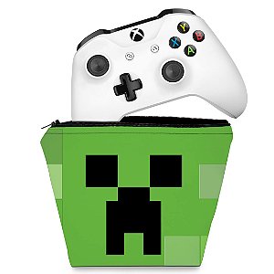 Capa Xbox One Controle Case - Creeper Minecraft