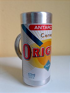 CANECA ARTESANAL DE ALUMINIO COM ALÇA ORIGINAL
