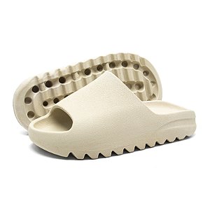 Chinelo Cloud – Aumenta Altura 4cm – Masculino – Eleva Cor:Creme;Tamanho:35/36